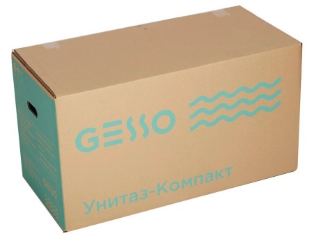 Унитаз-компакт Gesso Проксима Home De Luxe с косым выпуском, 1 режим, сиденье из полипропилена - фото 9