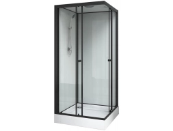 Душевая кабина Loranto Neo CS-22110 90x90 низкий поддон, прозрачное стекло
