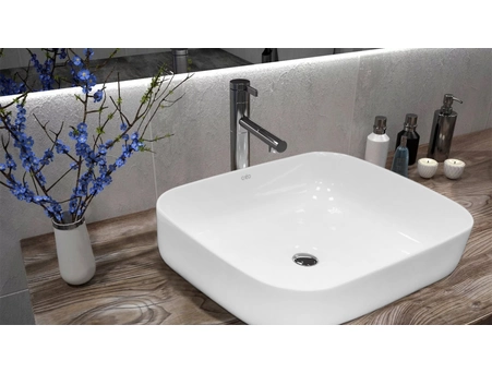 Накладная раковина Creo Ceramique PU4200 500х400х140 - фото 2