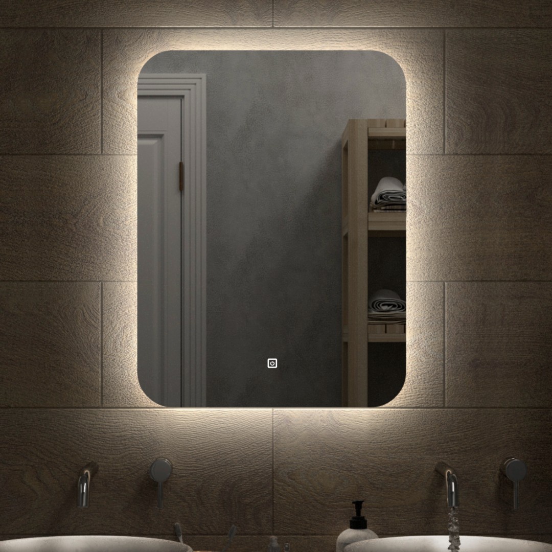 Зеркало Санакс 45262 60x80 прямоугольное с LED подсветкой, сенсорное