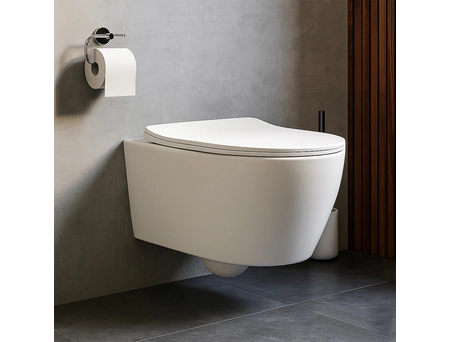 Унитаз подвесной Azario Uno AZ-2380 безободковый 365х485x365 - фото 2