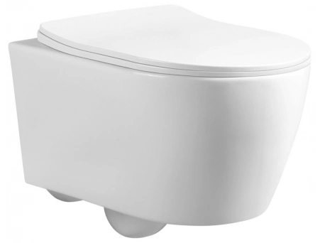 Унитаз подвесной Azario Uno AZ-2380 безободковый 365х485x365