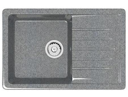 Кухонная мойка Redo RG-016 74x49x21 темно-серый RG016Q008