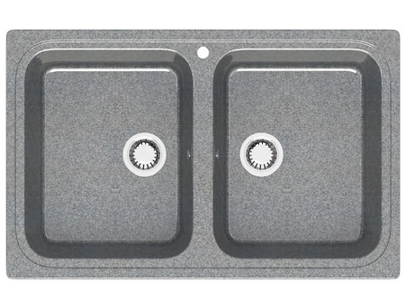 Кухонная мойка Redo RG-020 78x50x19.5 темно-серый RG020Q008