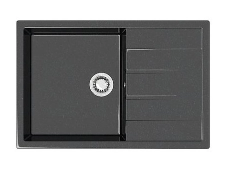 Кухонная мойка Redo RG-161 75x50.5x21.8 черный RG161Q004