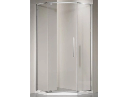 Душевой уголок Veconi Rovigo RV-35 80x80 хромированный профиль, прозрачное стекло RV35-80-01-C7