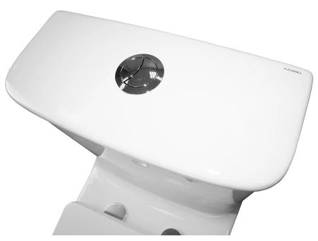 Унитаз моноблок Azario Gressa AZ-1111 безободковый 705х370х760 - фото 9
