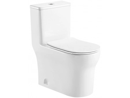 Унитаз моноблок Azario Sinto AZ-1098 безободковый 720х390х765