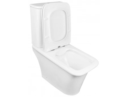 Унитаз-компакт Azario Avero AZ-3121 безободковый 660x360х820 - фото 4