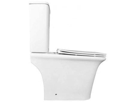 Унитаз-компакт Azario Avero AZ-3121 безободковый 660x360х820 - фото 7