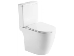 Унитаз-компакт Azario Leo AZ-1253CT торнадо, безободковый