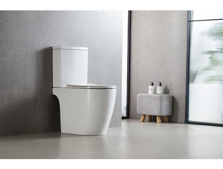 Унитаз-компакт Azario Leo AZ-1253CT с системой смыва торнадо, безободковый - фото 3