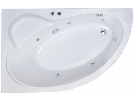 Акриловая ванна Royal Bath Alpine Standart 170x100 левая (с гидромассажем) 1195-01