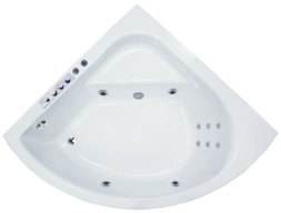 Ванна акриловая Royal Bath Rojo Comfort 150x150 с гидромассажем