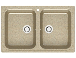Кухонная мойка Redo RG-020 78x50x19,5 песочный