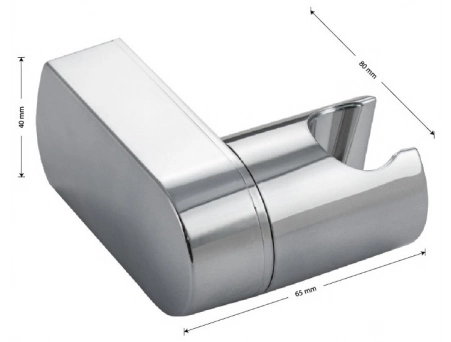 Кронштейн для душевой лейки GFmark 0016 хромированный - фото 4