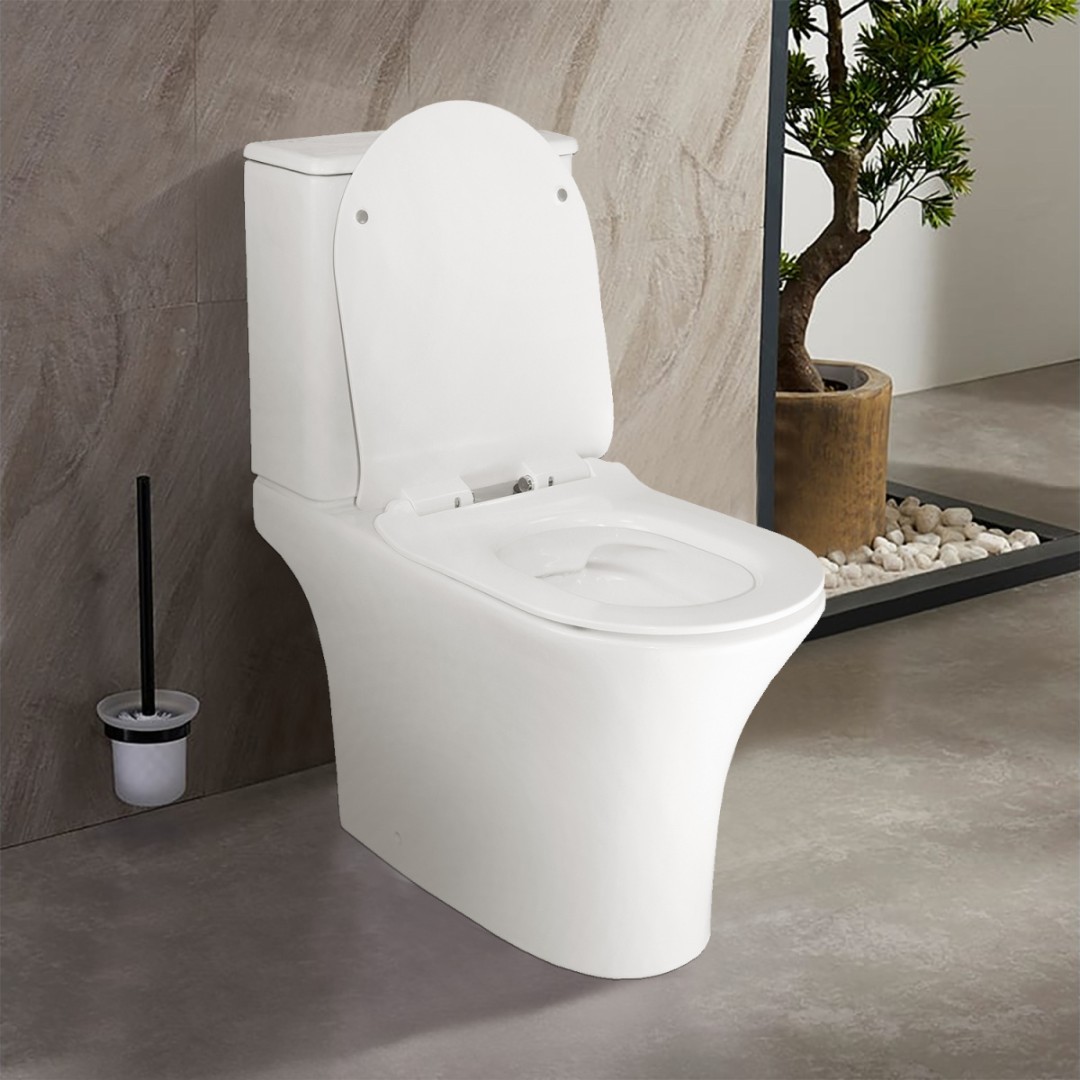 Унитаз-компакт Azario Frento AZ-2311 безободковый 340x650х770