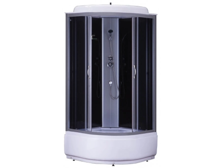 Душевая кабина Loranto CS-6680G 80x80 с высоким поддоном, тонированным стеклом