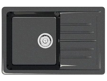 Кухонная мойка Redo RG-016 74x49x21 черный RG016Q004