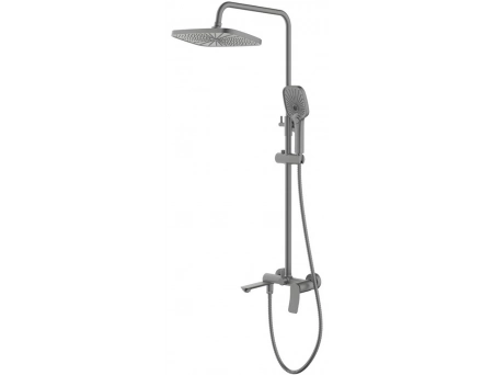 Душевая стойка со смесителем Azario Escaro графит AZ-K2374GR