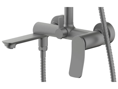 Душевая стойка со смесителем Azario Escaro графит AZ-K2374GR - фото 2