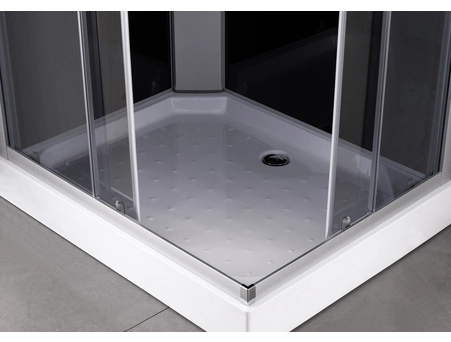 Душевая кабина Loranto CS-5180-13L G 100x80 левая, с низким поддоном, тонированным стеклом - фото 3