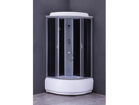 Душевая кабина Loranto CS-6610 G 100x100 с высоким поддоном, тонированным стеклом - фото 2
