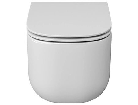 Унитаз подвесной Grossman Thin Rim GR-5605SQ торнадо, безободковый 520х374х355 - фото 7
