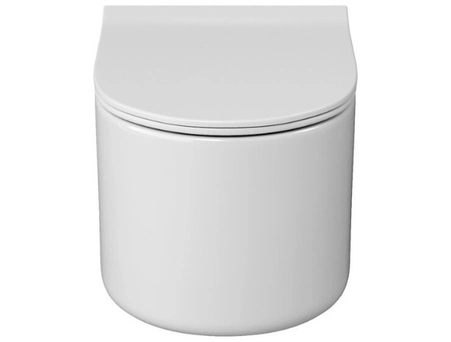 Унитаз подвесной Grossman Thin Rim GR-5606SQ торнадо, безободковый 500х360х362 - фото 7