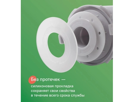 Арматура для бачка унитаза Iddis Optima Home F012400-01K нижний подвод, с двойной клавишей, 1/2