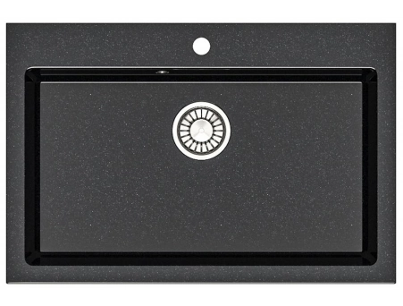 Кухонная мойка Redo RG-039 75.5х50.5х20 черный RG039Q004