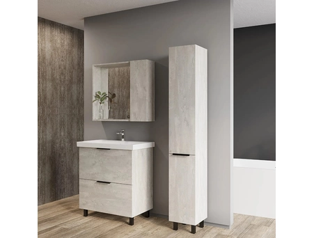 Тумба с раковиной Viant Берлин 60 цемент, напольная VBER60MDC-T2Y (Como 60) - фото 3