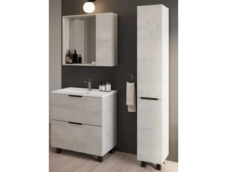 Тумба с раковиной Viant Берлин 60 цемент, напольная VBER60MDC-T2Y (Como 60) - фото 4