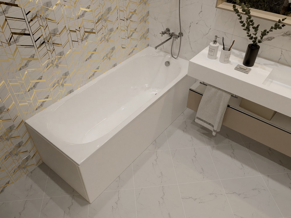 Акриловая ванна Azario Felisa 160x70 (с каркасом) AV.0040160