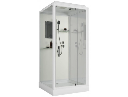 Душевая кабина Niagara Standart ST90/15Q 90x90 с низким поддоном, прозрачным стеклом