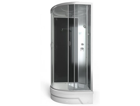 Душевая кабина Erlit ER 350926-C2-RUS 90x90 со средним поддоном, тонированным стеклом - фото 6