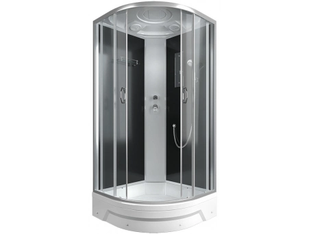 Душевая кабина Erlit ER 350926-C2-RUS 90x90 со средним поддоном, тонированным стеклом