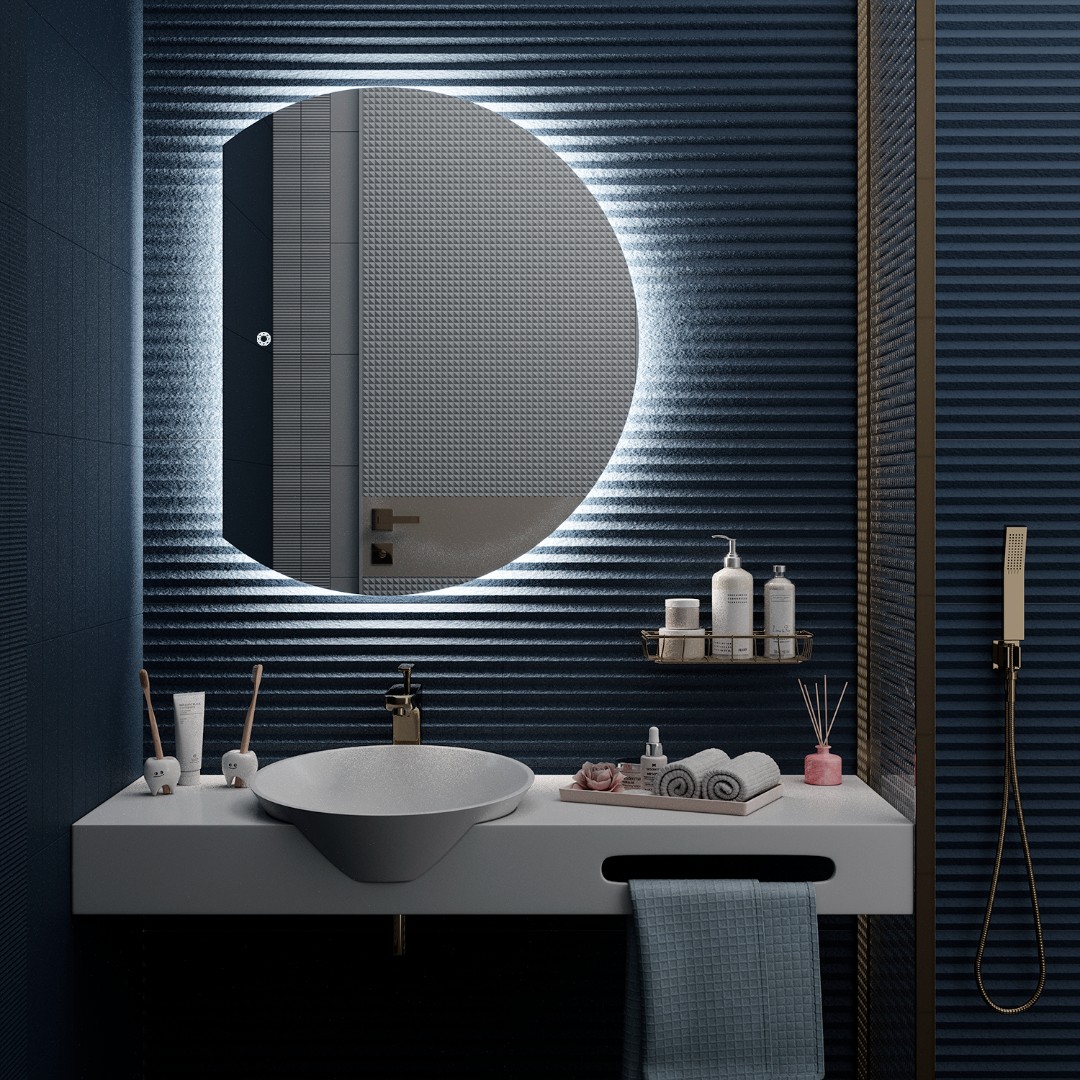 Зеркало Aqua de Marco Moon 80x100 (LED) сенсорное (универсальное) Moon80/100