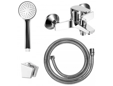 Смеситель для ванны Loranto Gracia хромированный LR30128001 - фото 2