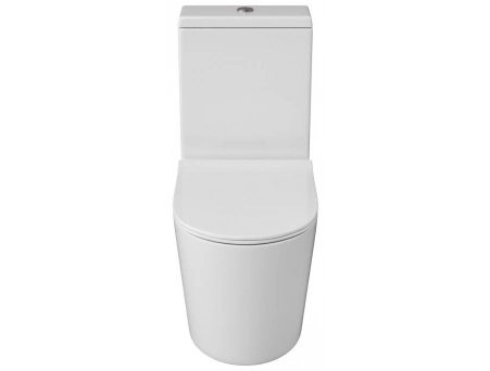 Унитаз моноблок Grossman Classic GR-4487SQ 690x360x790 безободковый, торнадо - фото 7
