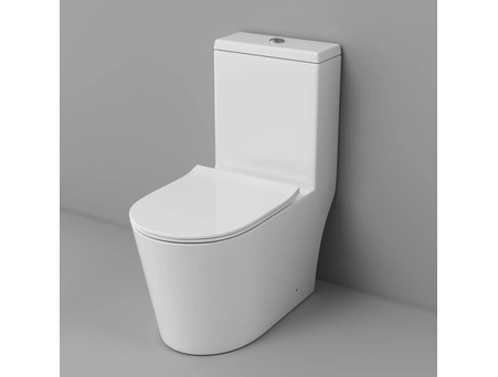 Унитаз моноблок Grossman Classic GR-4487SQ 690x360x790 безободковый, торнадо - фото 3