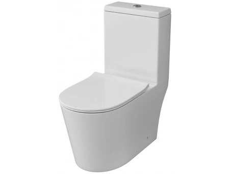 Унитаз моноблок Grossman Classic GR-4487SQ 690x360x790 безободковый, торнадо