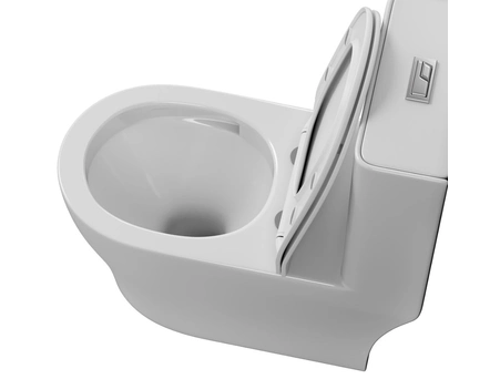 Унитаз моноблок Grossman Classic GR-4488SQ 700x375x780 безободковый, торнадо - фото 9