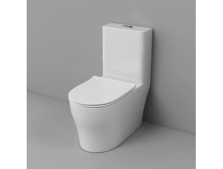 Унитаз моноблок Grossman Classic GR-4488SQ 700x375x780 безободковый, торнадо - фото 3