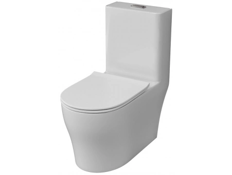 Унитаз моноблок Grossman Classic GR-4488SQ 700x375x780 безободковый, торнадо