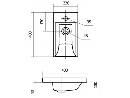 Тумба с раковиной Azario Эстима 40 подвесная, левая CS00094576 - фото 13