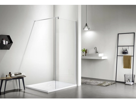 Душевая перегородка Azario Chicago Walk-in 100х195 с хромированным профилем, прозрачным стеклом AZ-NAR6310 1000 - фото 2
