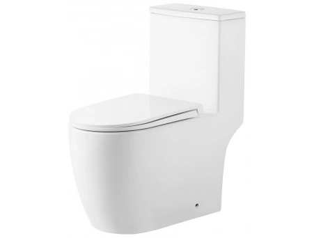 Унитаз моноблок Grossman Classic GR-4484SQ 700x385x745 безободковый, торнадо
