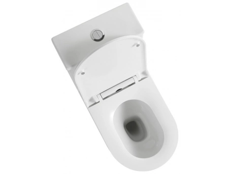 Унитаз моноблок Grossman Classic GR-4484SQ 700x385x745 безободковый, торнадо - фото 8