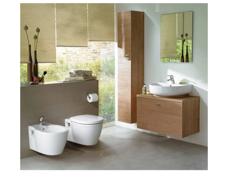 Набор 4 в 1 Ideal Standard: подвесной унитаз Connect E803501, инсталляция ProSys Eco Frame M E233267, сиденье с крышкой E712701, смывная клавиша OLEAS хром R0121AA - фото 2